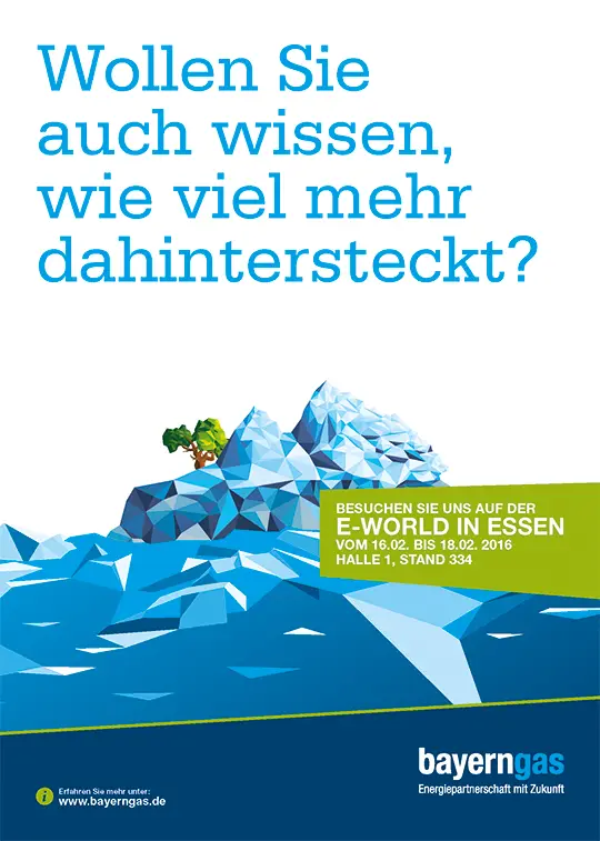Energiewirtschaft: Anzeige im B2B-Bereich – Bayerngas