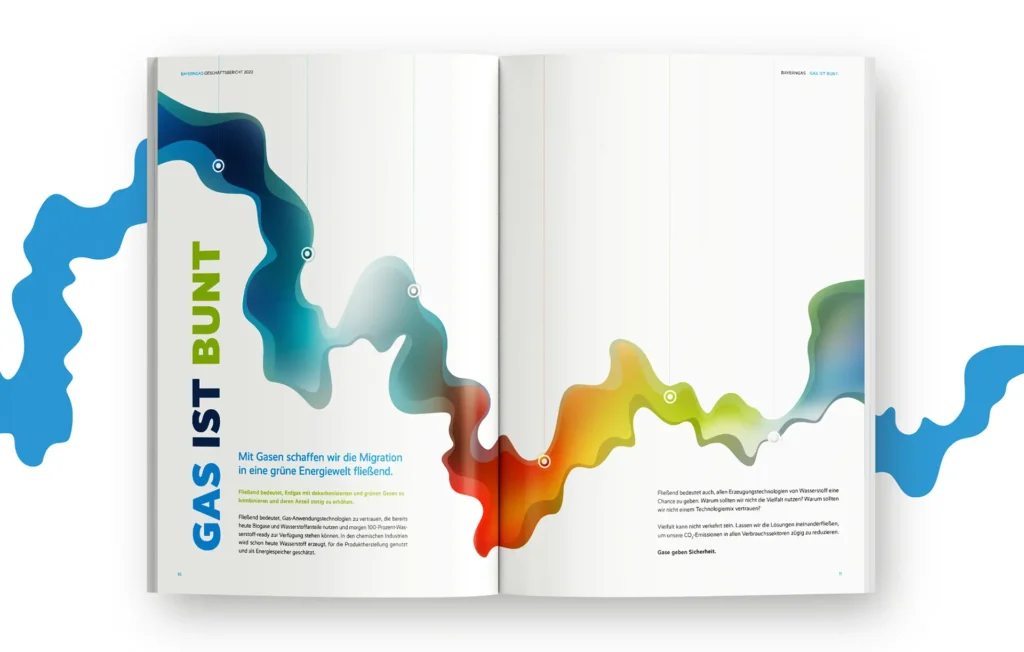 Finanzkommunikation Energie: Imageteil des Geschäftsberichts 2020