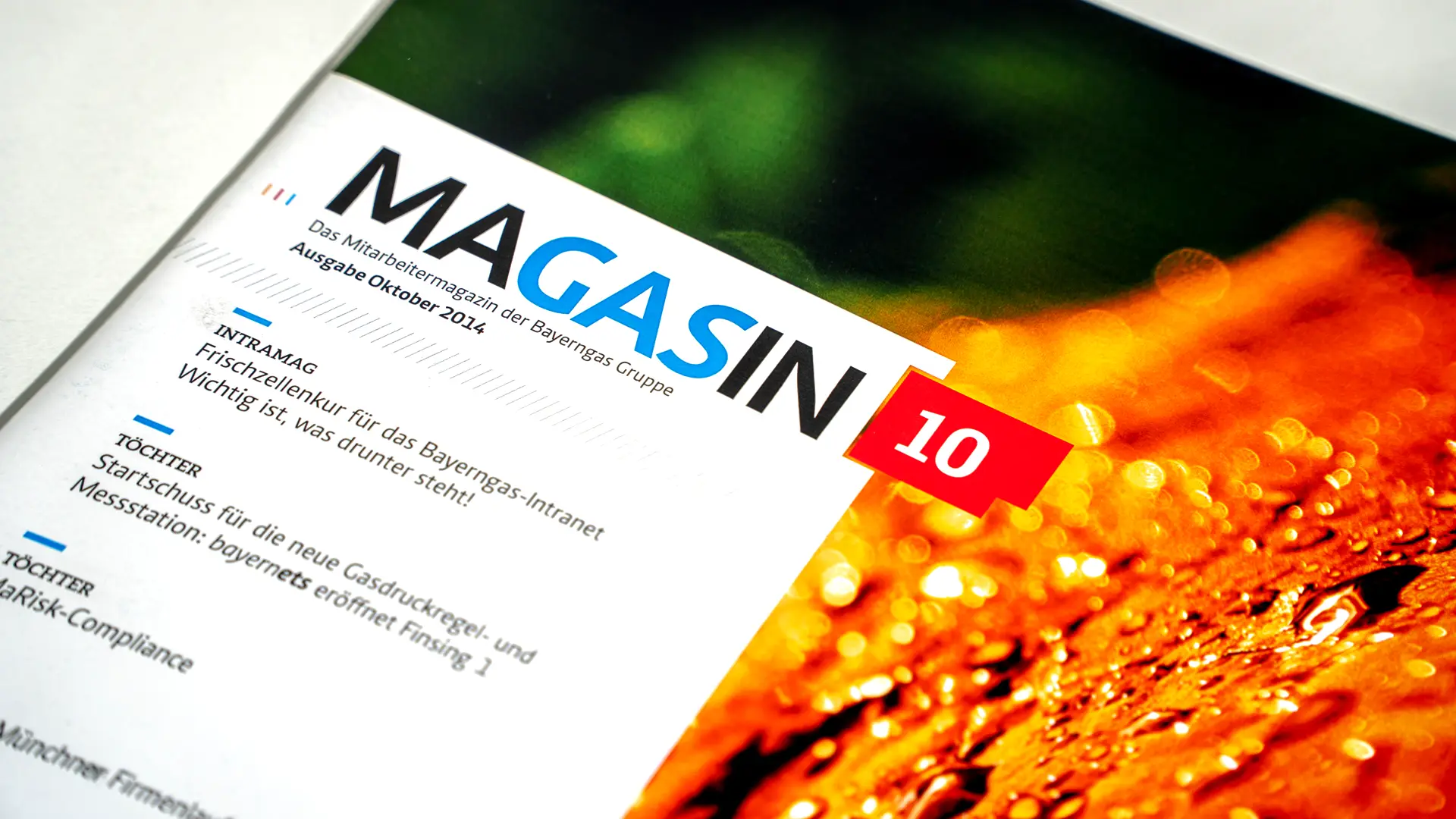 Magasin – Mitarbeiterzeitschrift Energiewirtschaft: Titel 10/2014