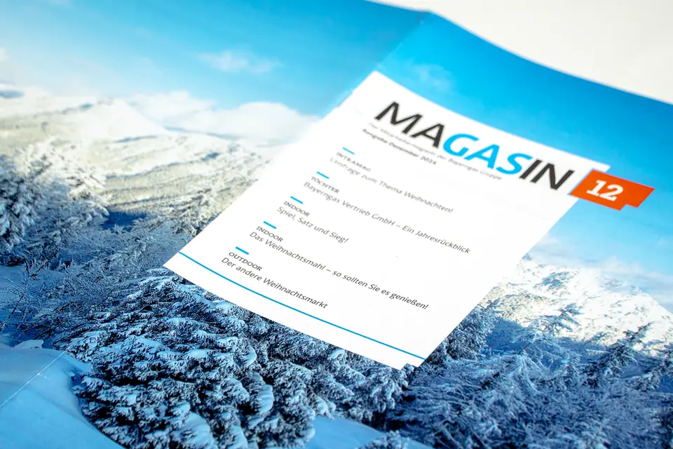 Magasin – Mitarbeiterzeitschrift Energiewirtschaft: Titel 12/2014