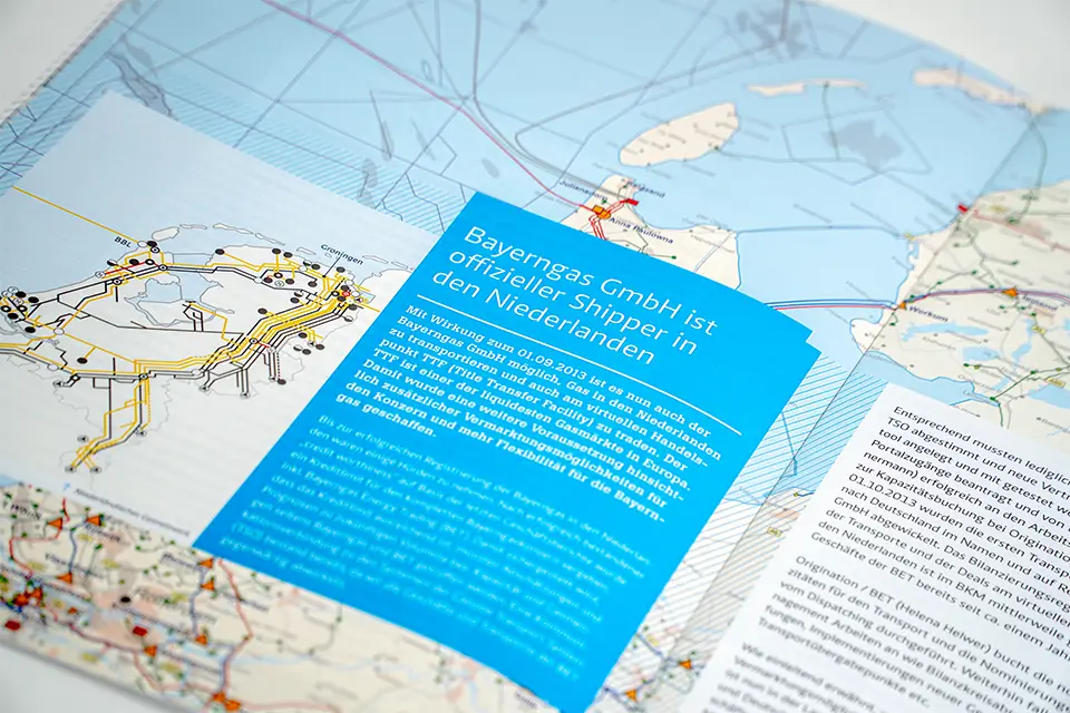 Magasin – Mitarbeiterzeitschrift Energiewirtschaft: Artikel Innenseiten