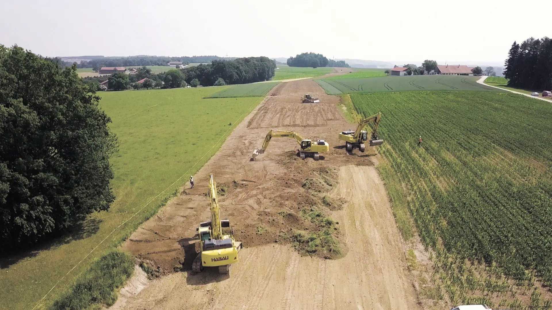Dokumentation Pipelinebau: Renaturierung