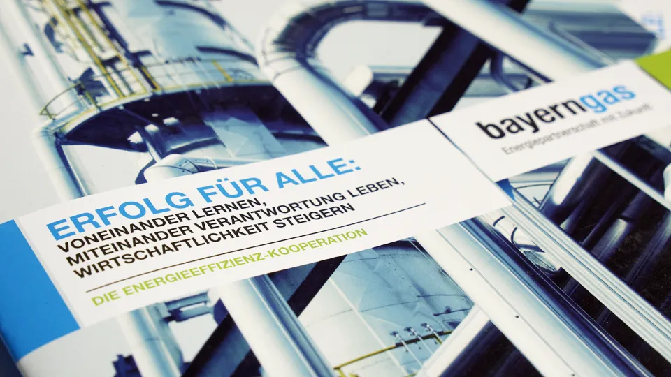 Titelseite der Bayerngas-Broschüre „Erfolg für Alle“