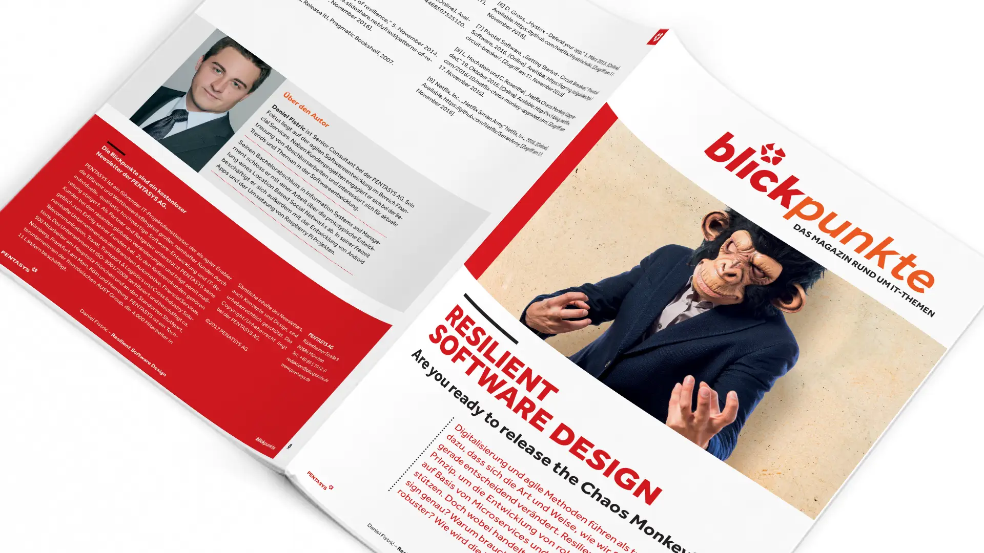 Corporate Design IT Beratung – Kundenmagazin