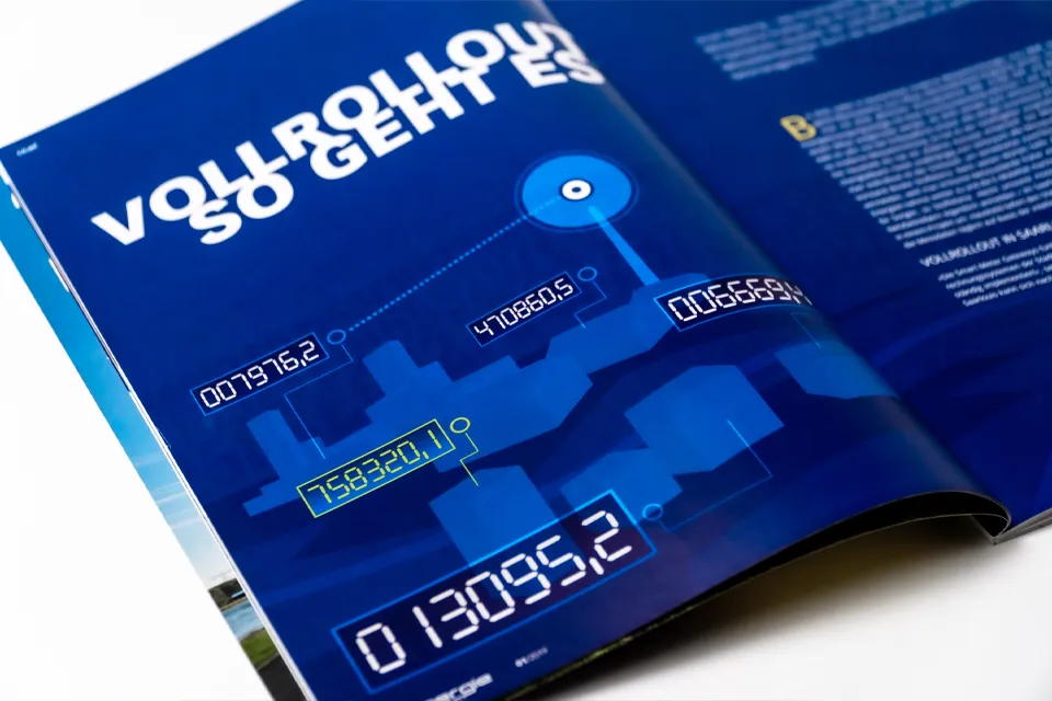 Editorial Design: Energiespektrum – Smart Metering Report