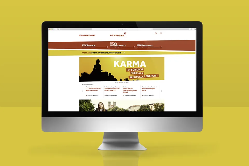 Employer Branding: Recruiting Website Homepage Karma