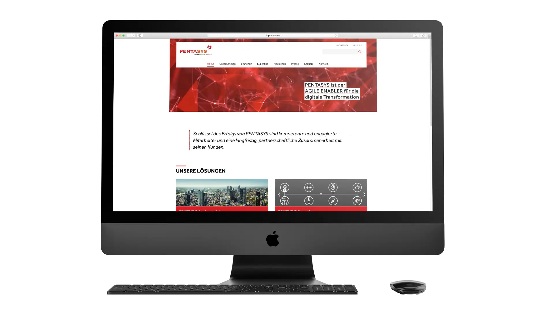 Corporate Website IT Beratung – Homepage
