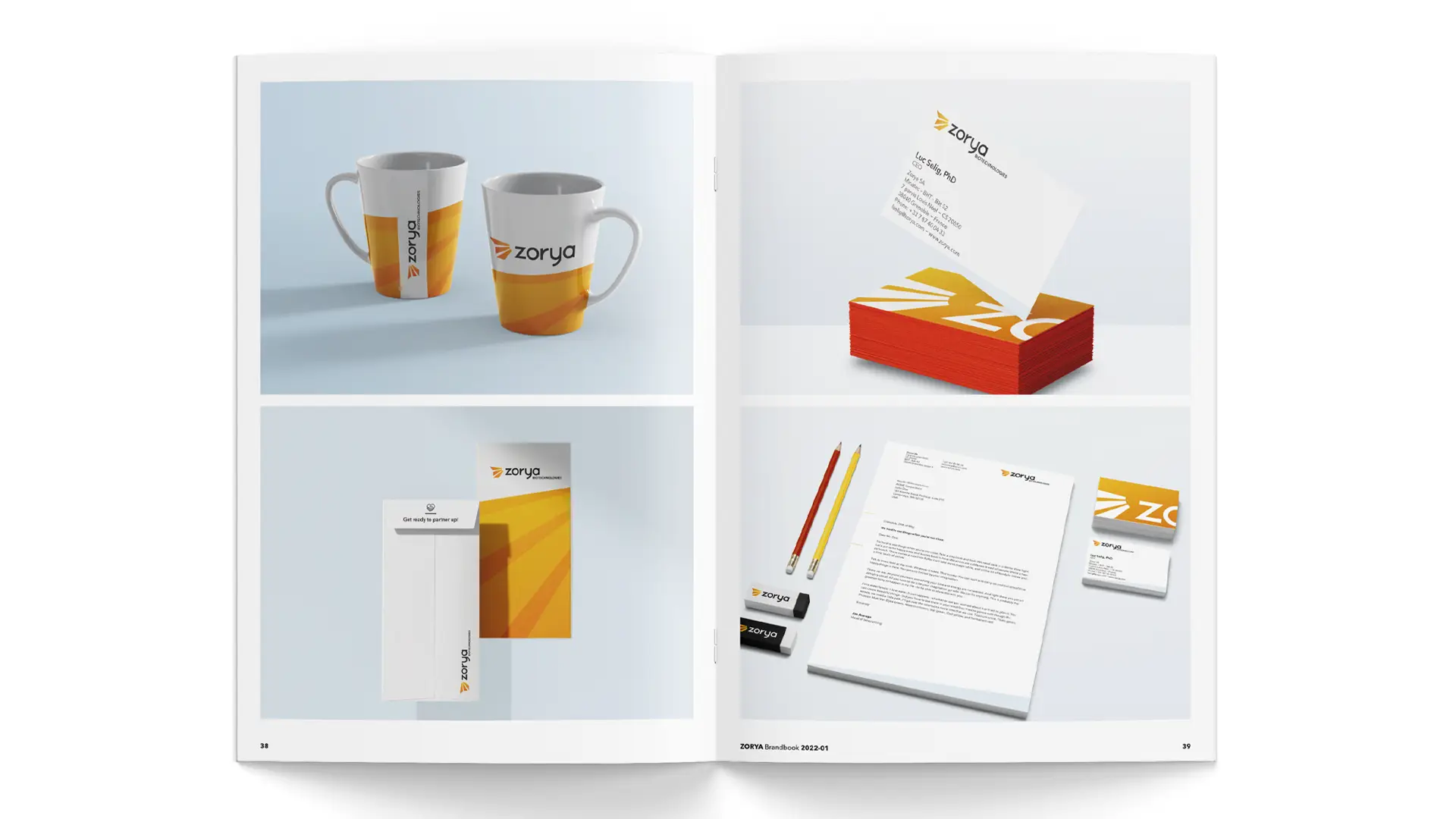 Life Science Branding: Brandbook – Brand Applications 1