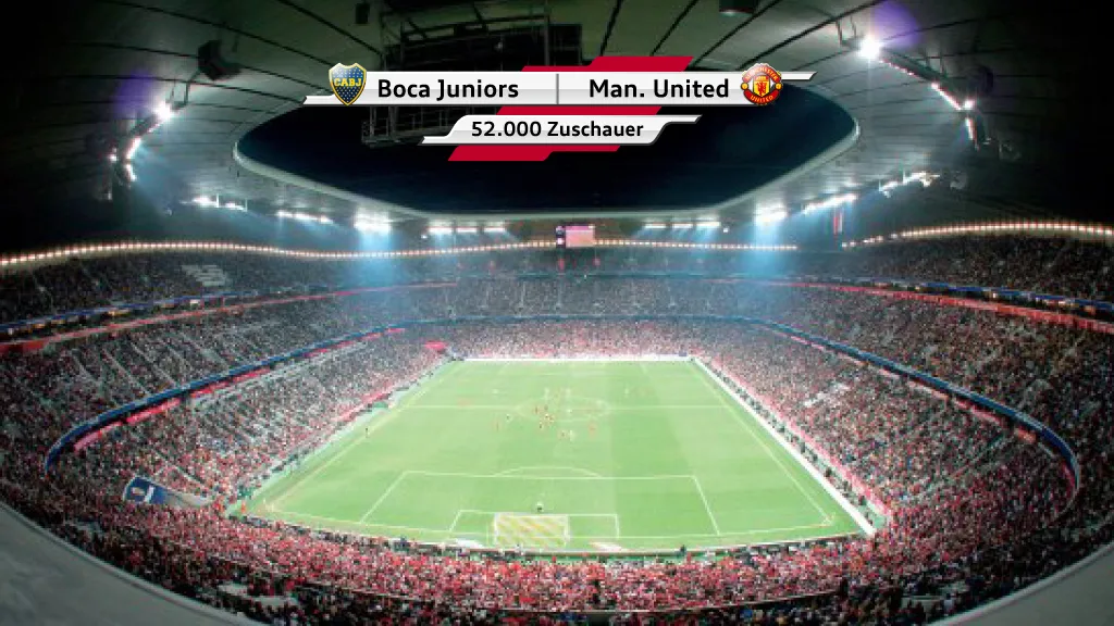 Motion Design – Audi Cup: Grafik Mannschaften