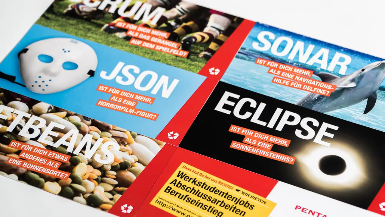 Employer Branding: Recruiting Kampagne – Motive auf Flyern