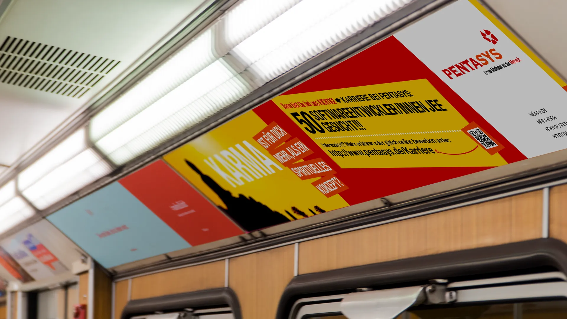 Employer Branding: Recruiting Kampagne in der U-Bahn