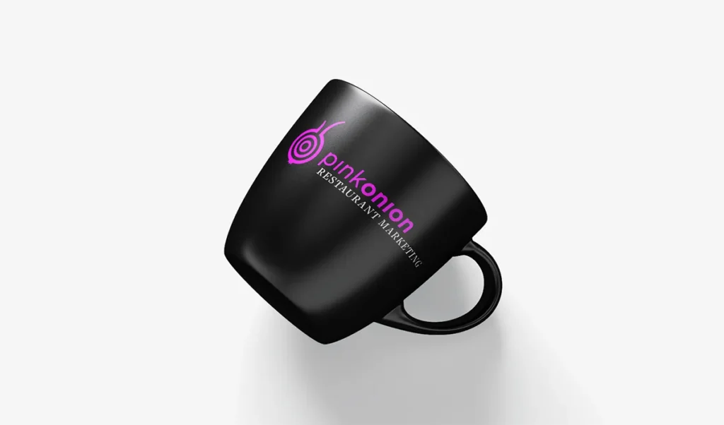 Branding Restaurant-Marketing-Agentur, Give-Away Tasse