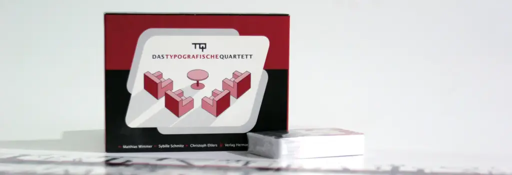 Verpackung „Das Typografischen Quartett“