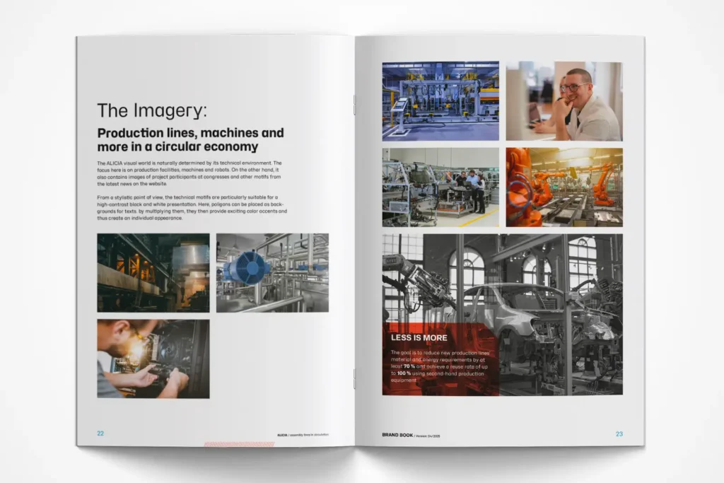 Re-Branding: ALICIA Brandbook Bildwelt