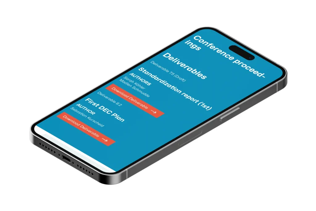 Re-Branding: ALICIA Website auf Smartphone – Library