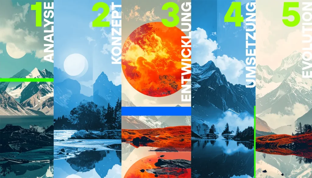 Grafik: Der Dorporate Design Prozess