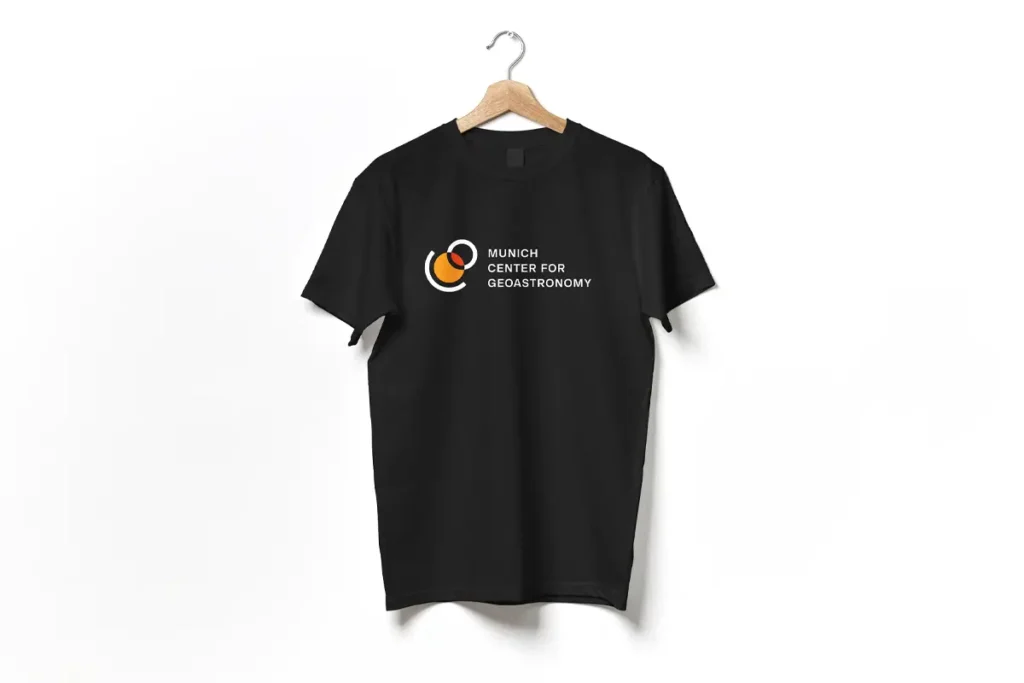 T-Shirt mit dem Logo des Munich Center for Geoastronomy